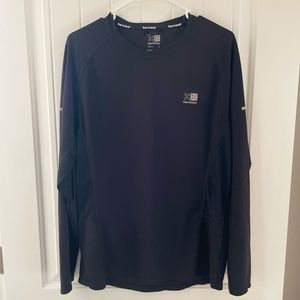 KARRIMOR black large long sleeve performance shirt